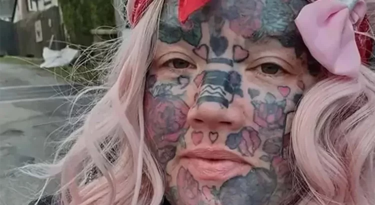 No puede parar de hacerse tatuajes: ya tiene 800