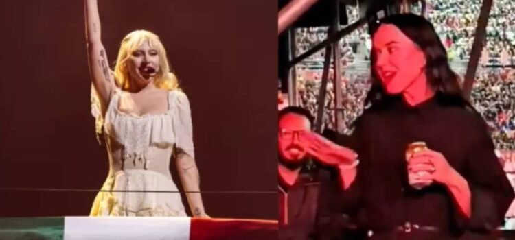 Katy Perry asistió al concierto de Lady Gaga en CDMX