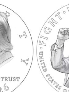 El diseño preliminar de la moneda de US$ 1 de Trump es “real”, dice el tesorero de EE.UU.